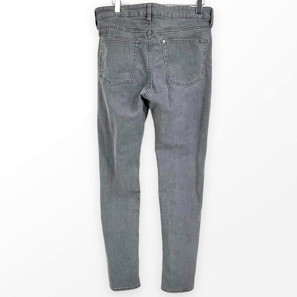 & DENIM H&M Gray Distressed Ripped Denim Skinny Jeans - Picture 2 of 10